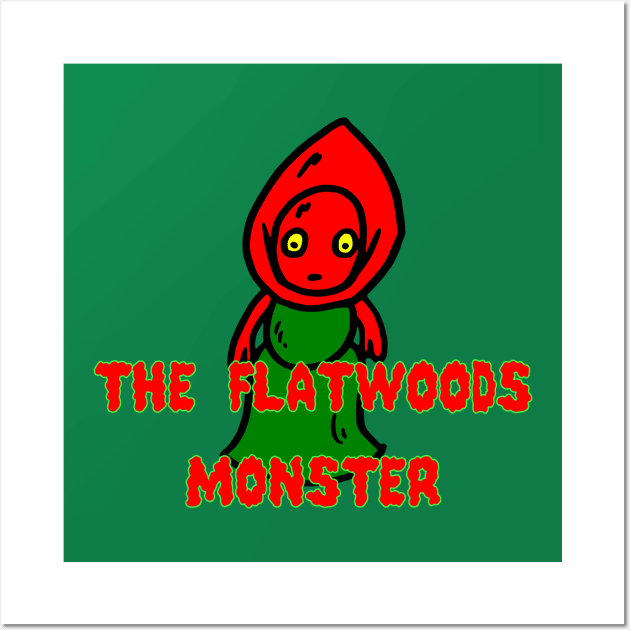 The Flatwoods Monster Wall Art by FieryWolf
